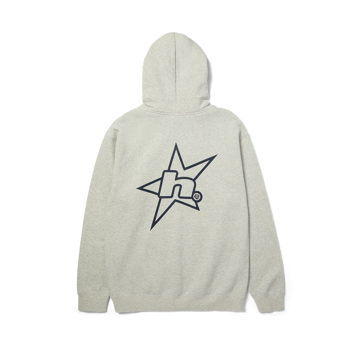 Poleron HUF H Star Logo P/O Hoodie Ash