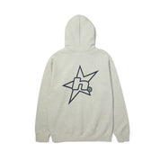 Poleron HUF H Star Logo P/O Hoodie Ash