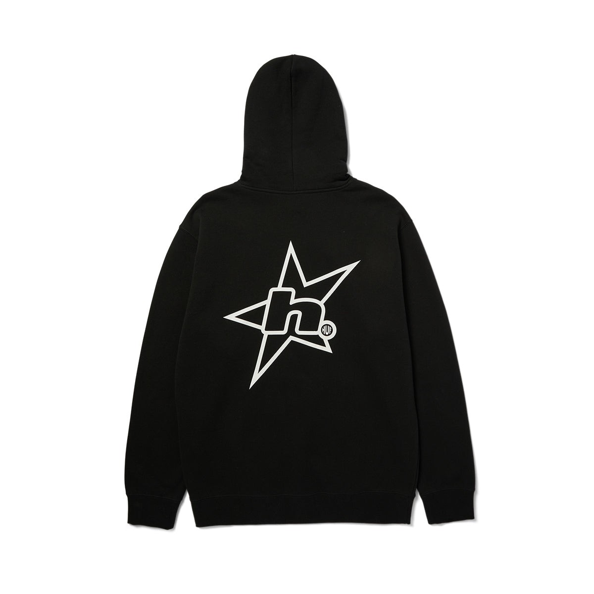 Poleron HUF H Star Logo P/O Hoodie Blk