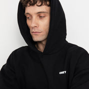 Poleron OBEY Bold Icon Extra Heavy Hood Black