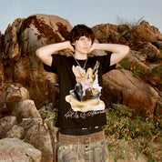Polera 40S & SHORTIES Psycho Bunny Black