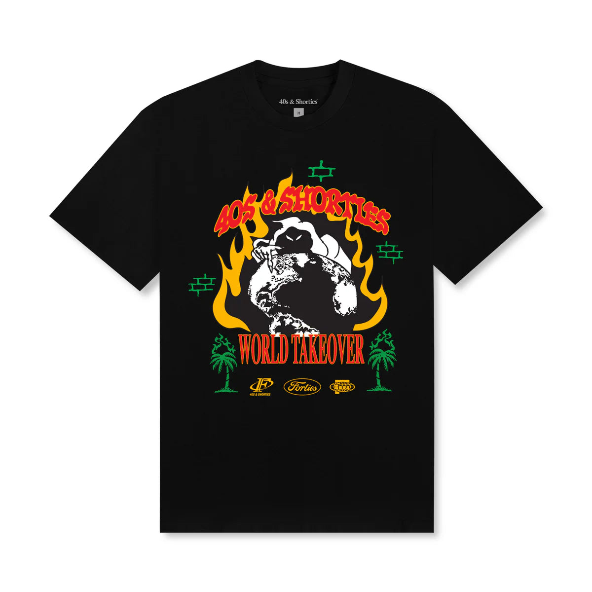 POLERA 40S & SHORTIES REAPER TEE BLACK