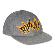 CAP RIPNDIP RIPNLIT 6 PANEL WOOL STRAPBACK CHARCOAL