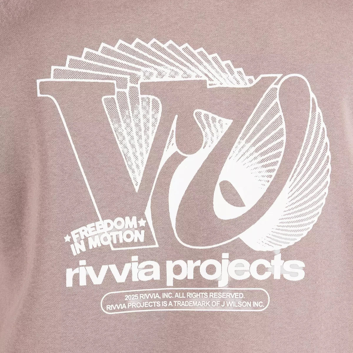 Poleron RIVVIA VV Spiral Crew Pale Plum