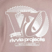 Poleron RIVVIA VV Spiral Crew Pale Plum