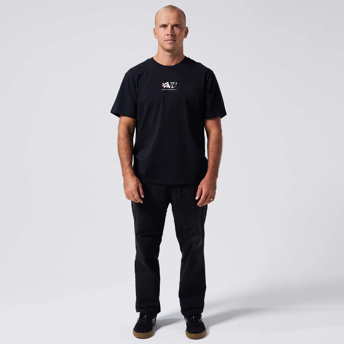 POLERA RIVVIA DIGI FLOWER BLK