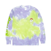 POLERA RIPNDIP SHARING IS CARING LS NEON/LAVENDER/DYE