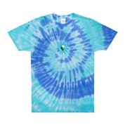 POLERA RIPNDIP WIZARD BLUE&AQUA SPIRAL DYE