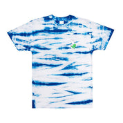 POLERA RIPNDIP HANG 10 BLUE & WHITE STRIPE DYE