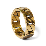 ANILLO HUF REGIONAL CUBAN LINK GOLD