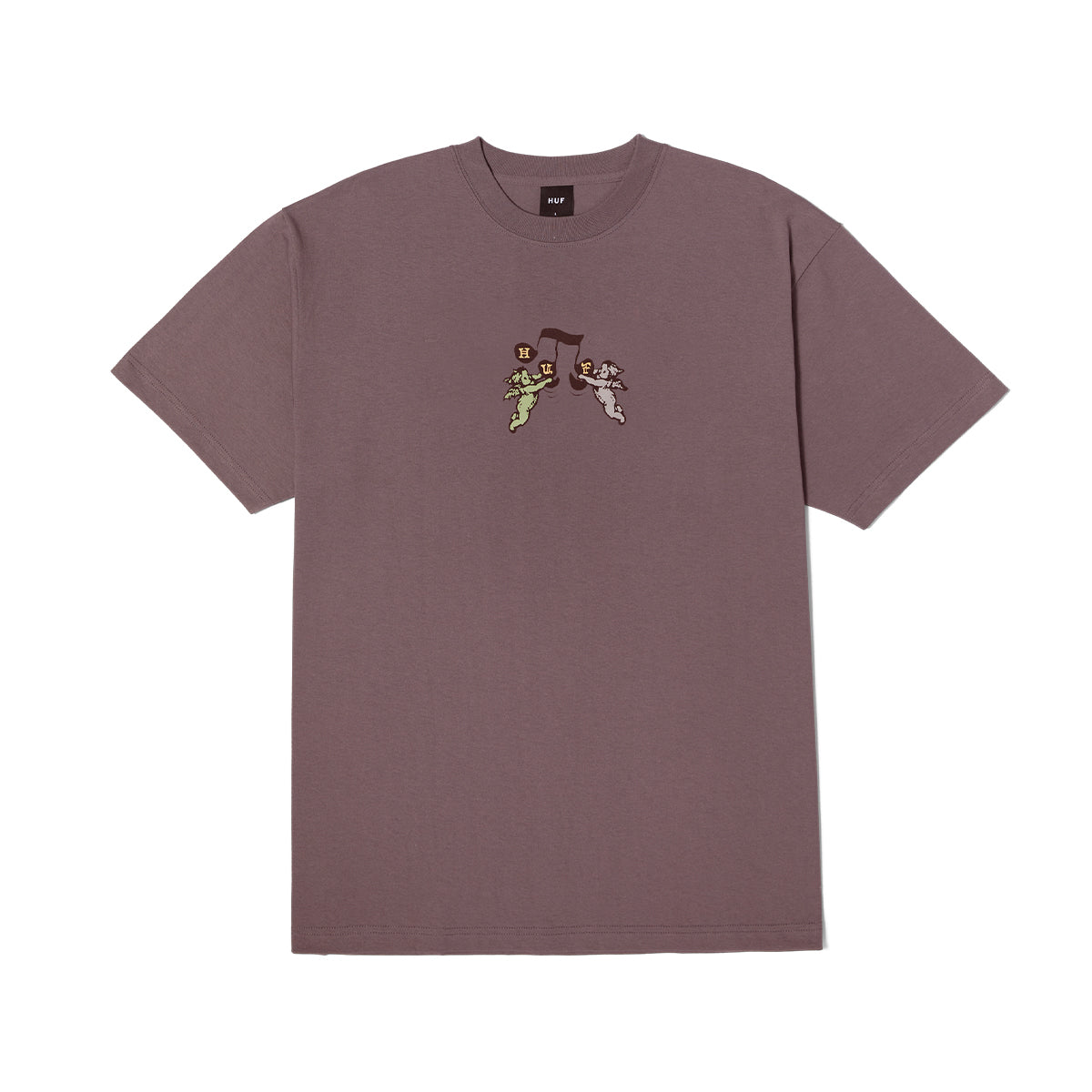 POLERA HUF SONG S/S TEE LIGHT PLUM