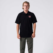 Polera Rivvia Stacked Polo Black