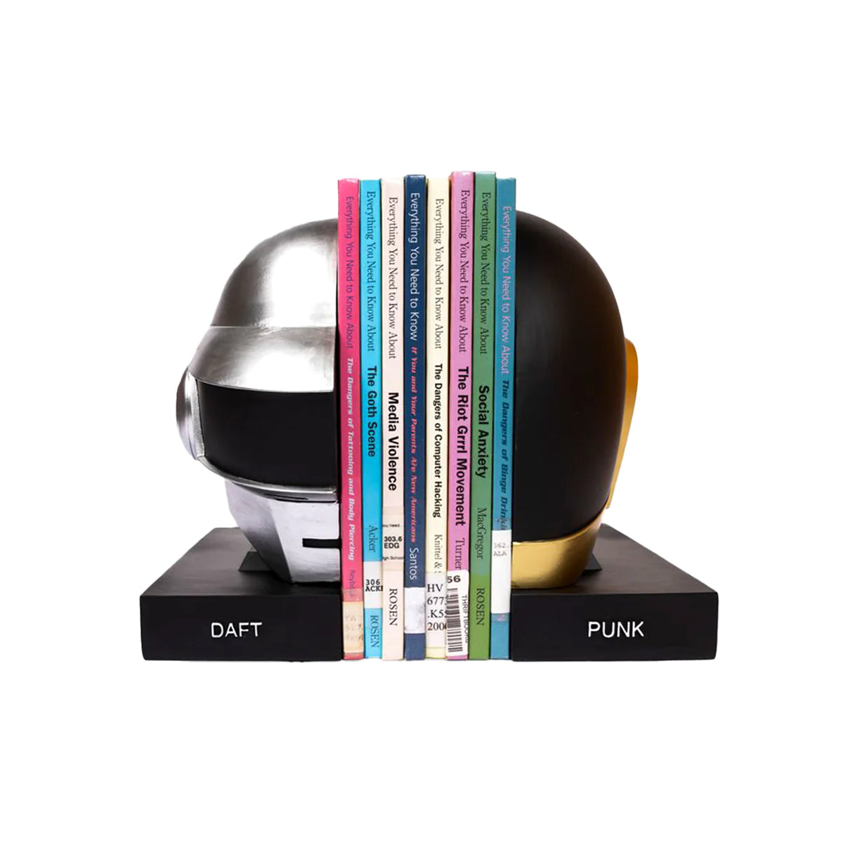 Sostenedor de Libros PLEASURES Helmets Bookend Metalic