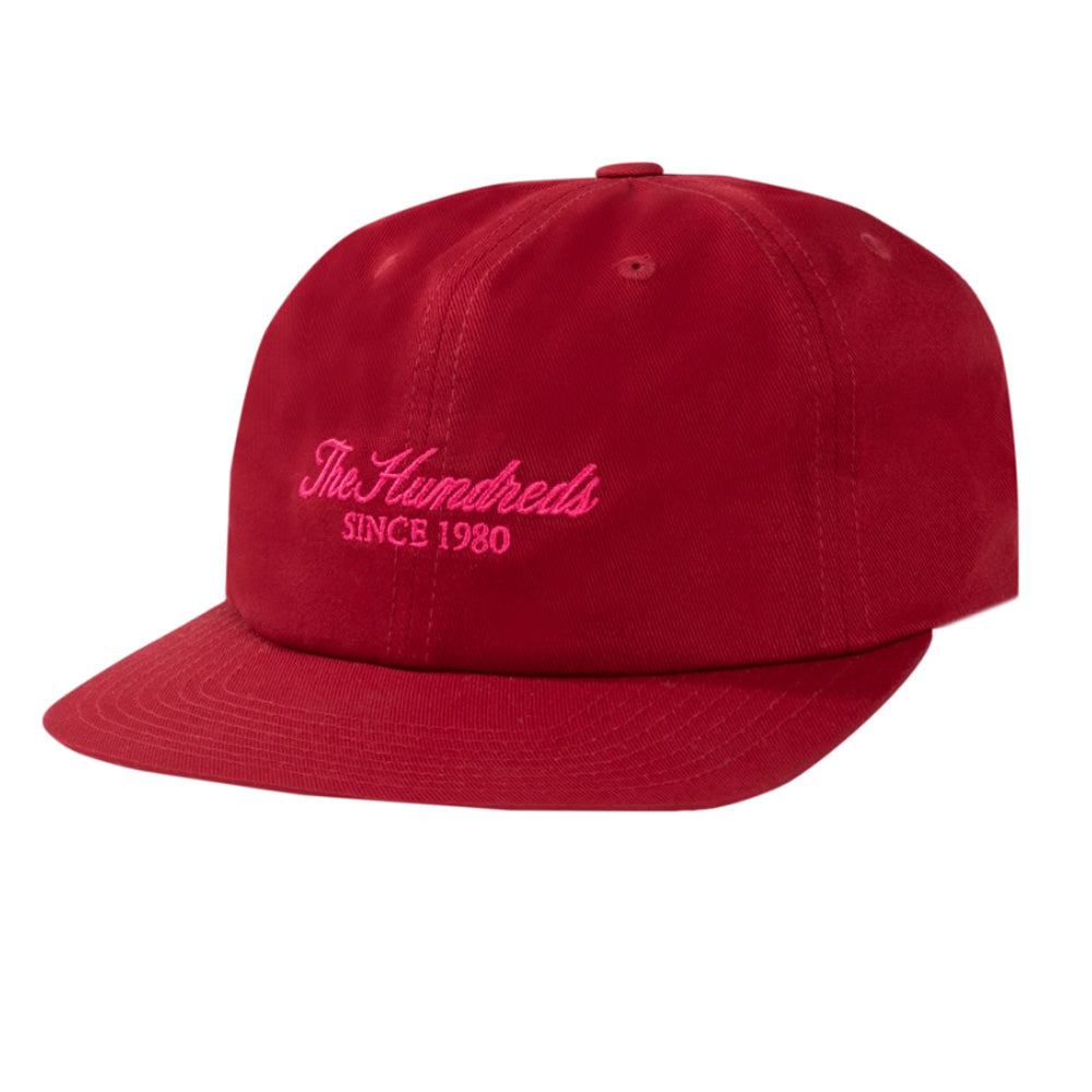 CAP THE HUNDREDS RICH SNAPBACK - BURGUNDY