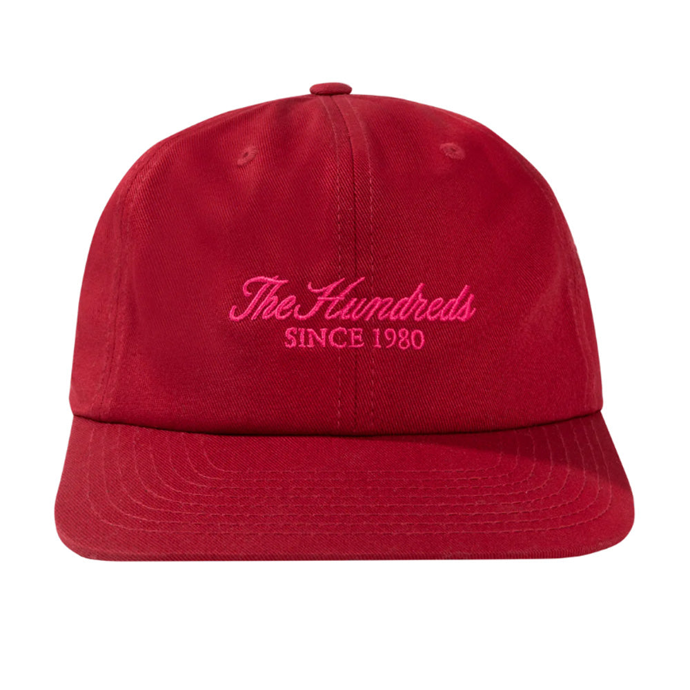 CAP THE HUNDREDS RICH SNAPBACK - BURGUNDY