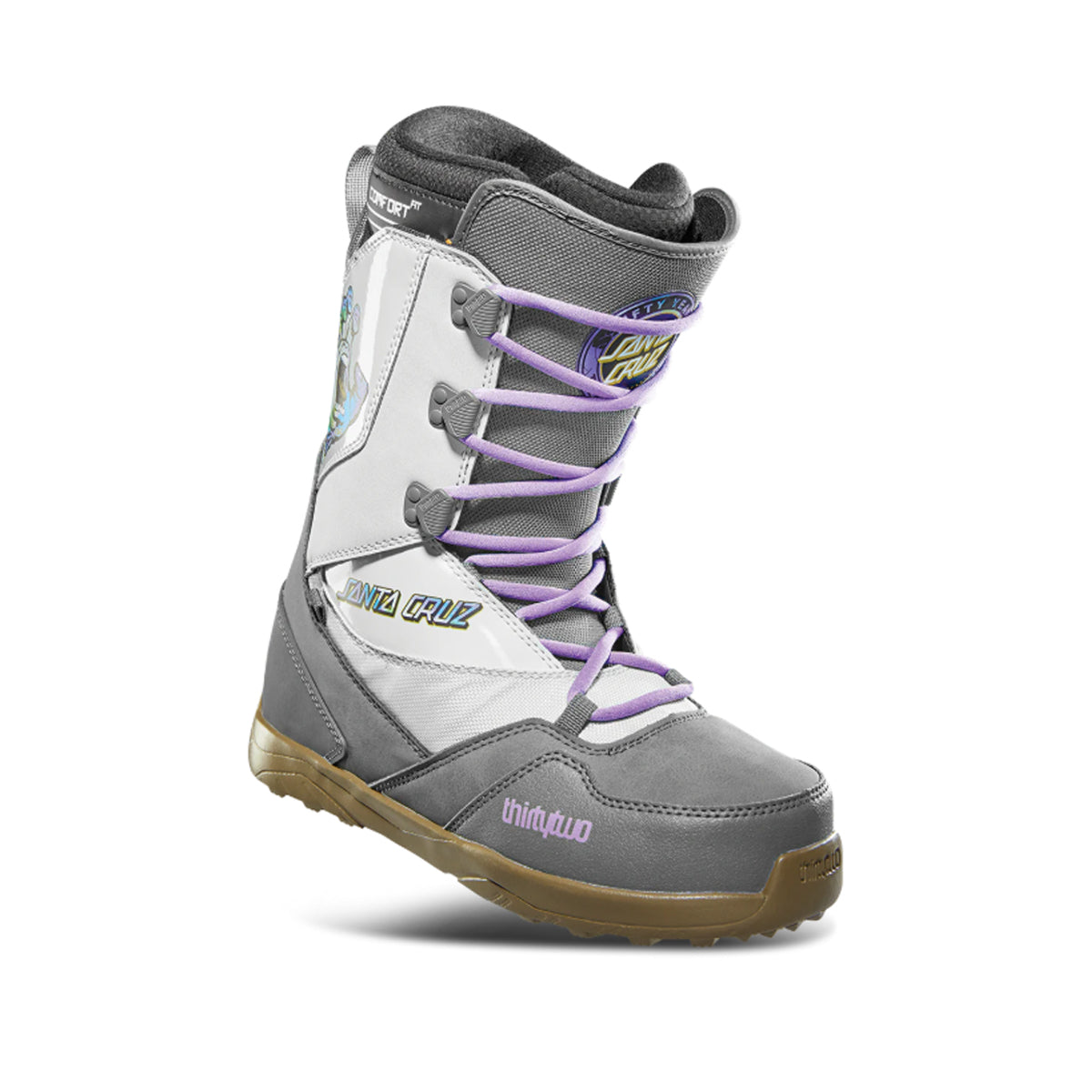 BOTAS DE SNOWBOARD THIRTYTWO LIGHT X SANTA CRUZ GREY/GUM