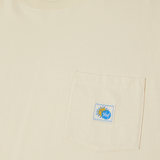 POLERA HUF TOTAL ECLIPSE S/S KNIT BOXY TOP NAT