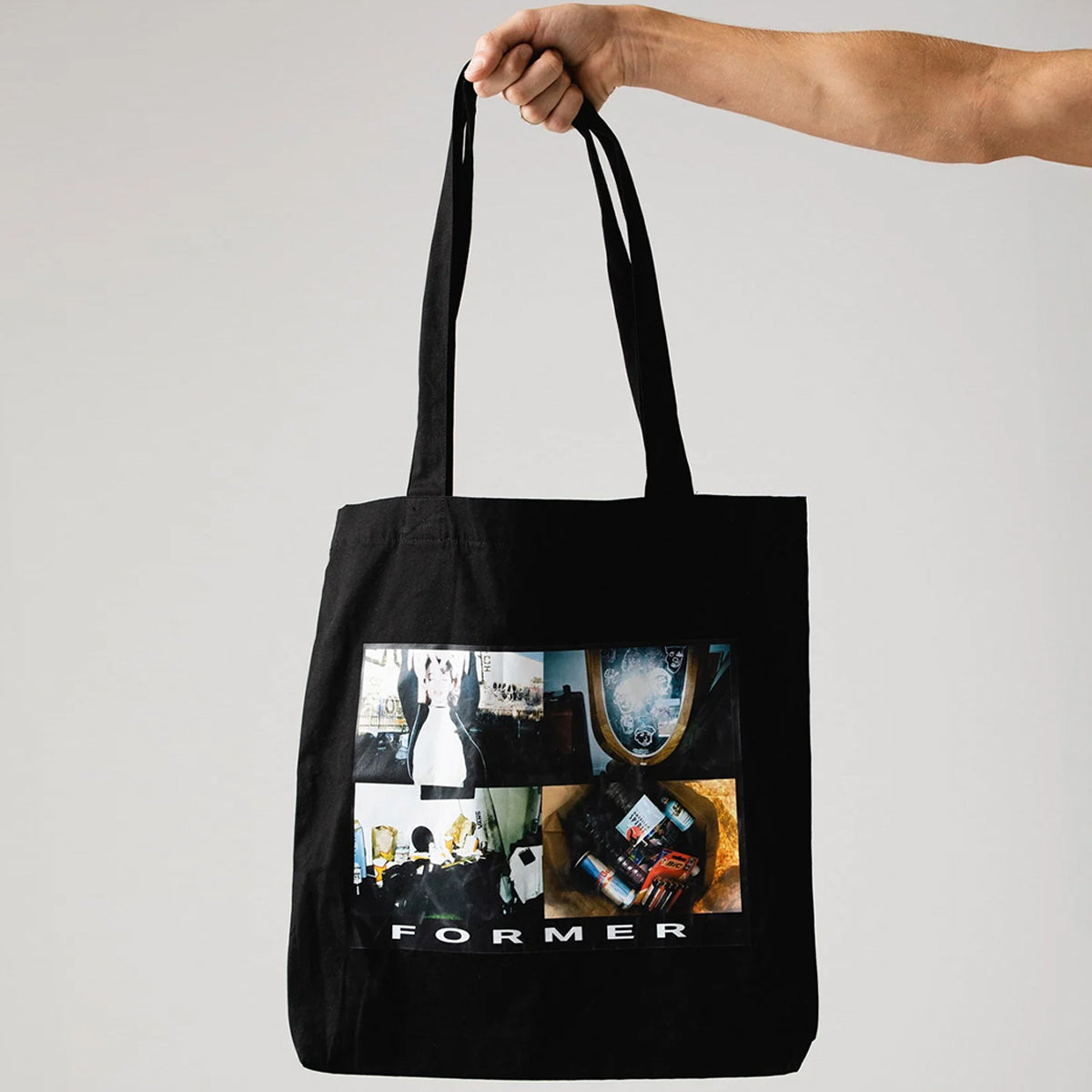 TOTE BAG FORMER 4-UP BLACK