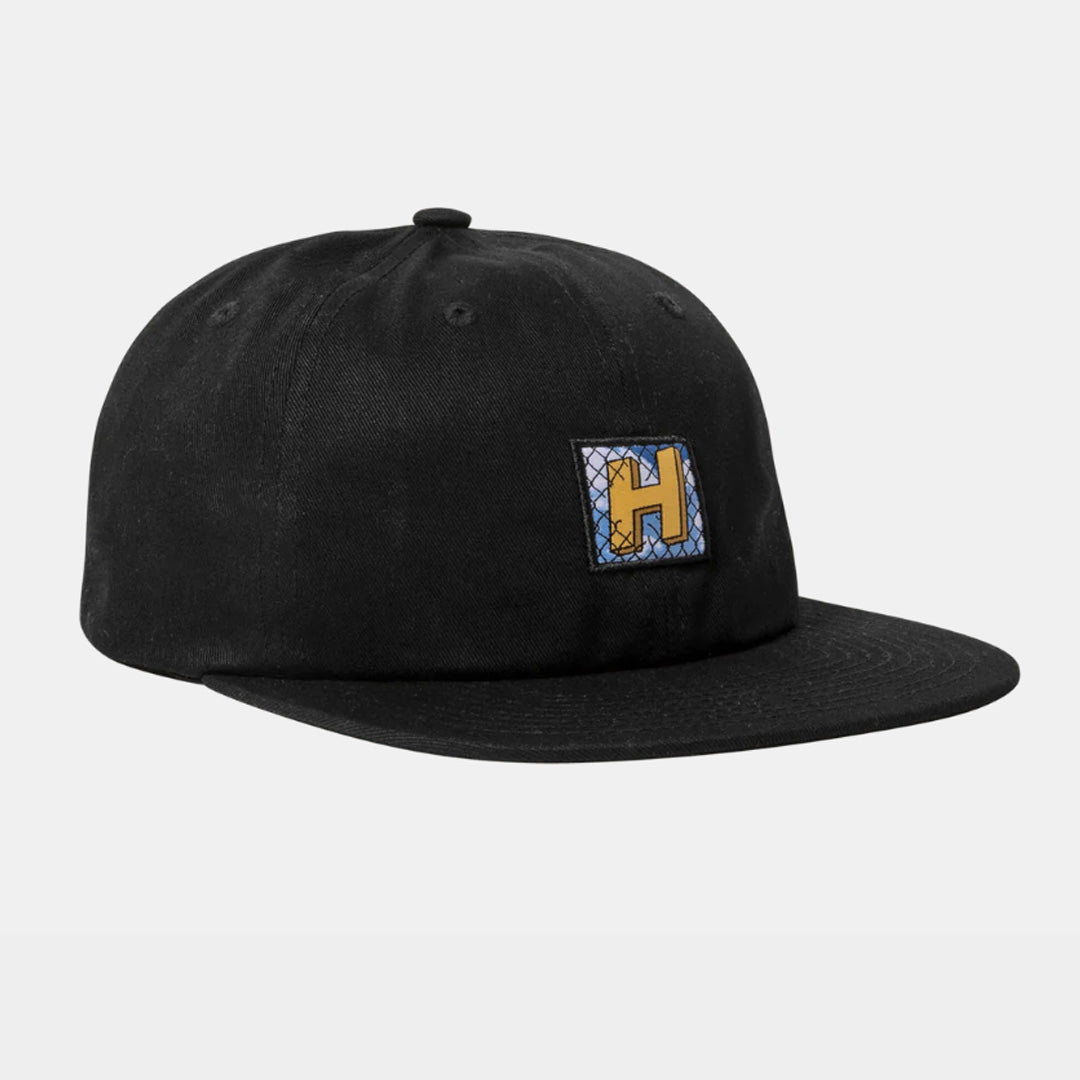 CAP HUF TRESSPASS 6 PANEL BLACK