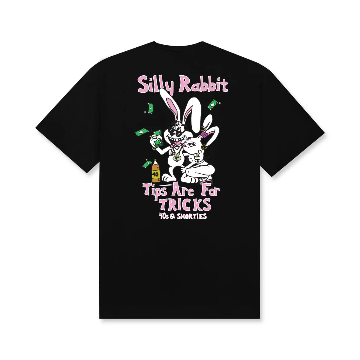 POLERA  40S & SHORTIES TRICKS TEE BLACK
