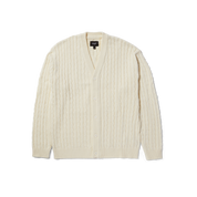 CHALECO HUF TT JACQUARD CARDIGAN NATURAL