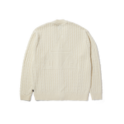 CHALECO HUF TT JACQUARD CARDIGAN NATURAL