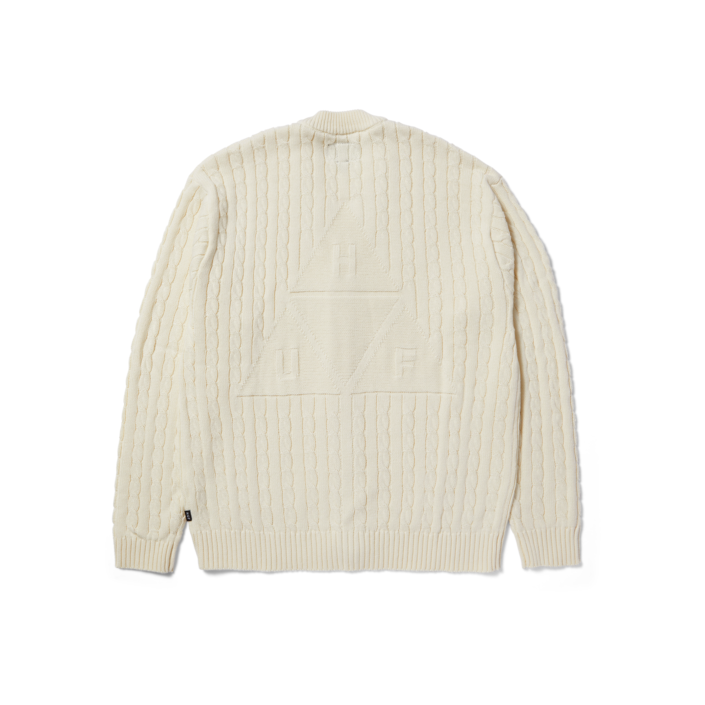 CHALECO HUF TT JACQUARD CARDIGAN NATURAL