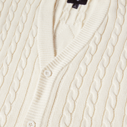 CHALECO HUF TT JACQUARD CARDIGAN NATURAL