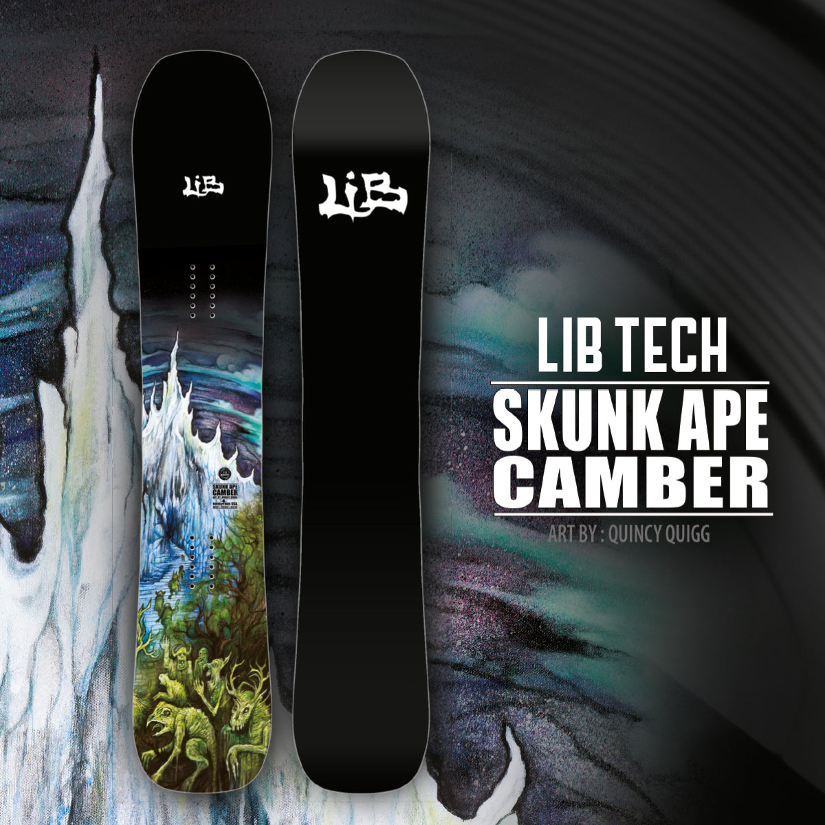 Tabla Snowboard LIB TECH Skunk Ape Camber (PV)