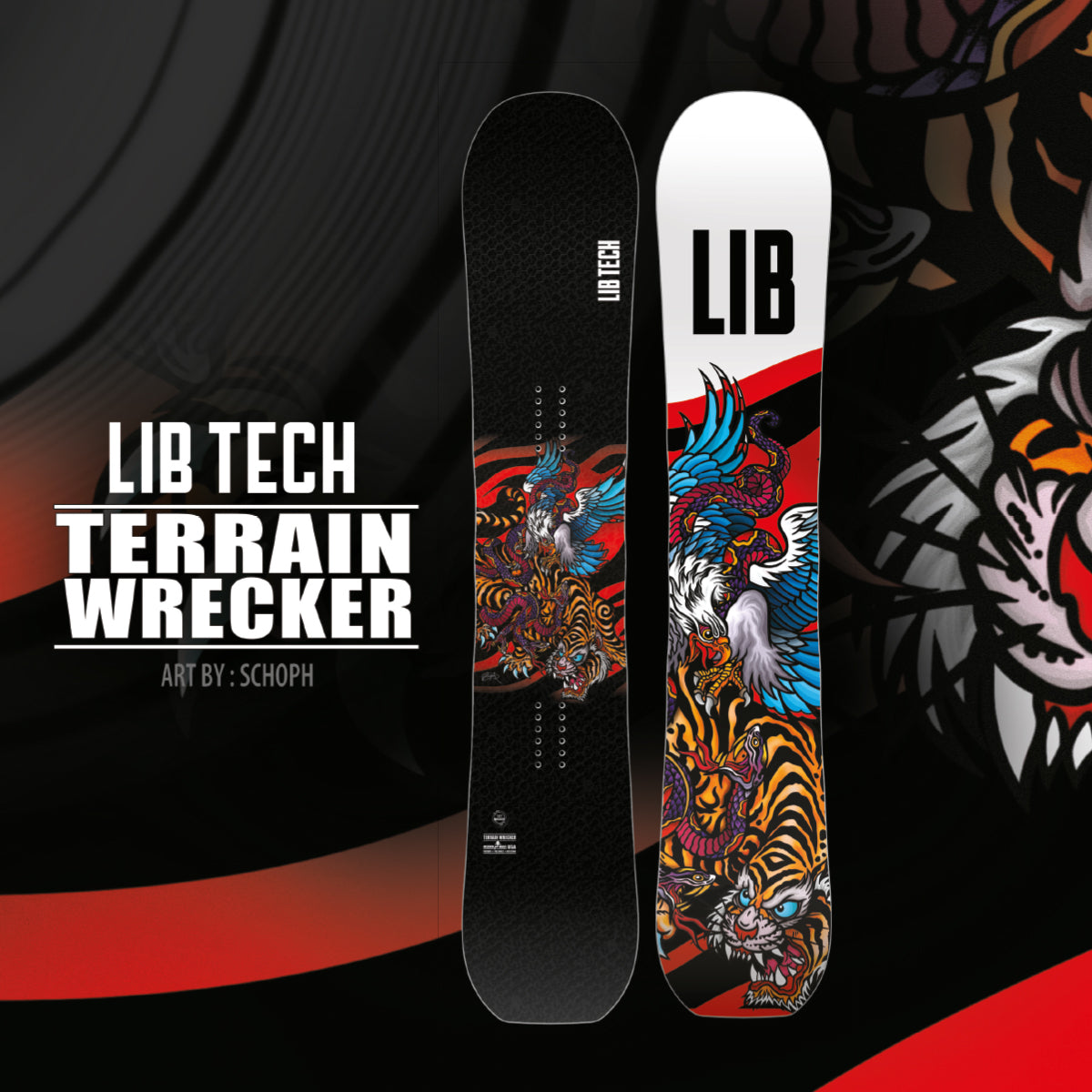 Tabla de Snowboard LIB TECH Terrain Wrecker (PV)