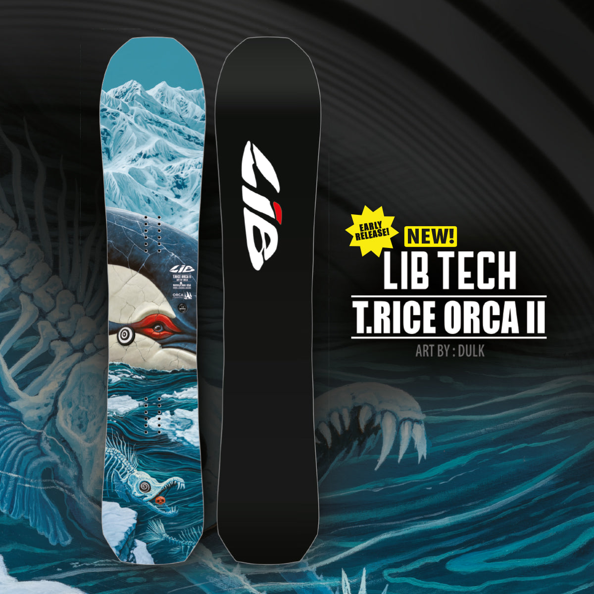Tabla de Snowboard LIB TECH ORCA II (PV)