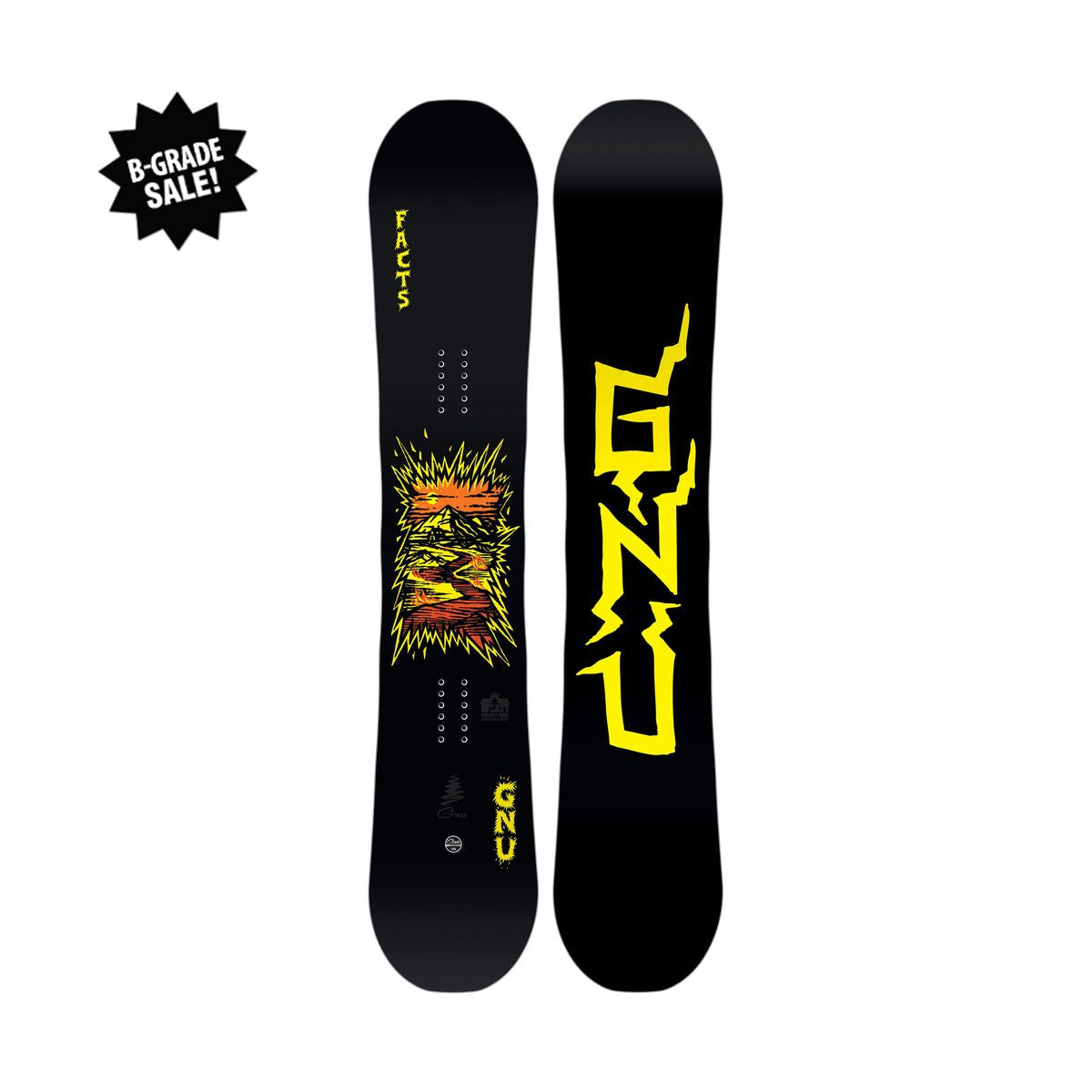 Tabla de Snowboard GNU Facts "B GRADE"