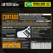 Tabla de Snowboard LIB TECH Cortado (PV)