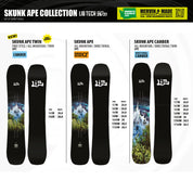 Tabla Snowboard LIB TECH Skunk Ape Camber (PV)