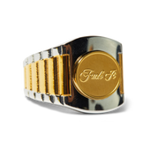 Anillo HUF Worldwide Clothiers Ring Gold