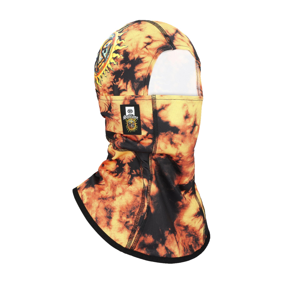 Balaclava de Snowboard 686 Alpha Hinged SUBLIME - Org Tie Dye