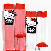 Calcetines de Snowboard 686 Hello Kitty 2 Pack Wht/Gpink