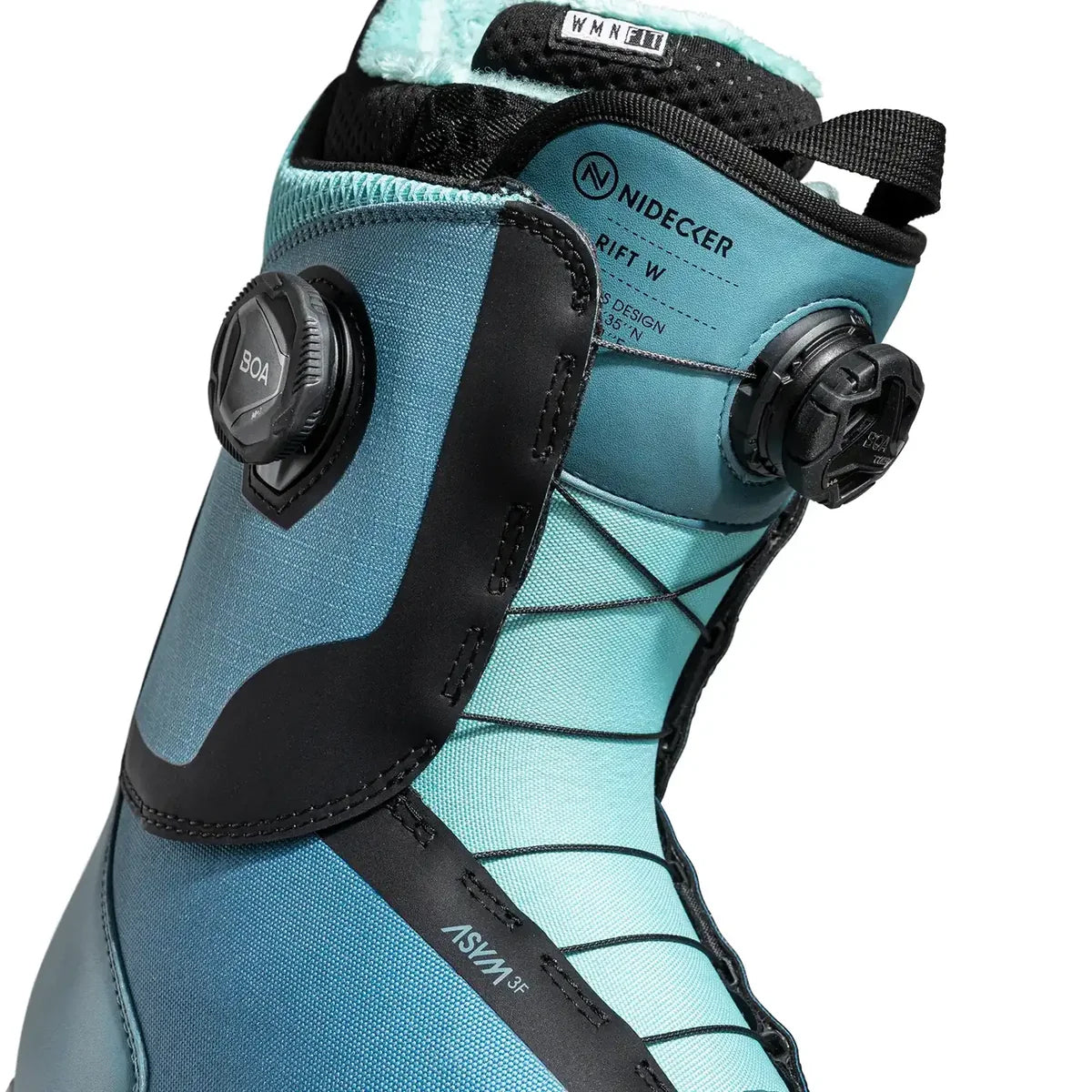 Botas de Snowboard NIDECKER Mujer Rift W Aqua Blue