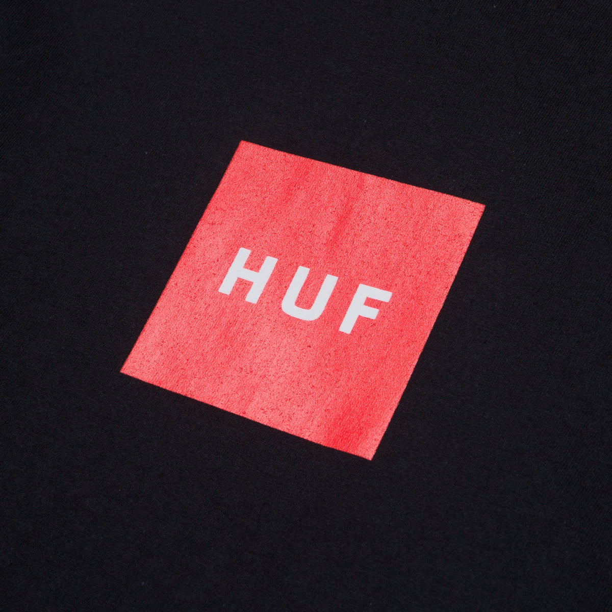 POLERA HUF ESSENTIALS BOX LOGO L/S BLACK