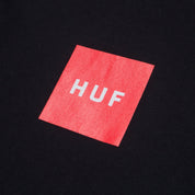 POLERA HUF ESSENTIALS BOX LOGO L/S BLACK