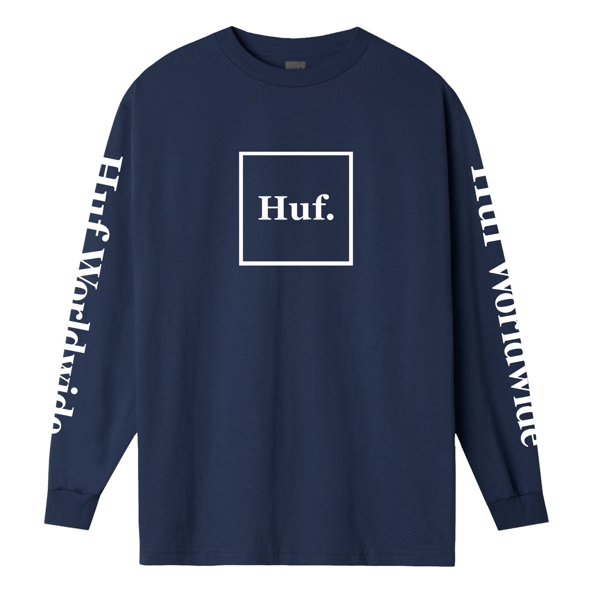 ESSENTIALS DOMESTIC L/S TEE NAVY