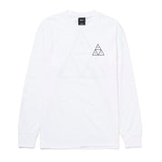 POLERA HUF ESSENTIALS TT L/S WHITE