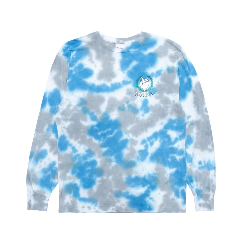 POLERA RIPNDIP WAITING IN HEAVEN LS BLUE CLOUD WASH