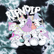 POLERA RIPNDIP KALEIDOSCOPIC TEE BLK / SAGE TIE DYE