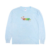 POLERA RIPNDIP SUMMER BREAK LS LIGHT BLUE MINERAL WASH